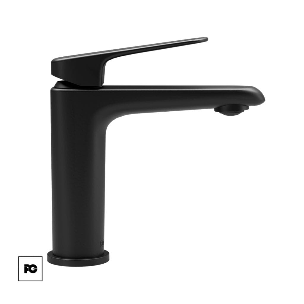 Monomando de lavabo ébano sin contra Potenza.