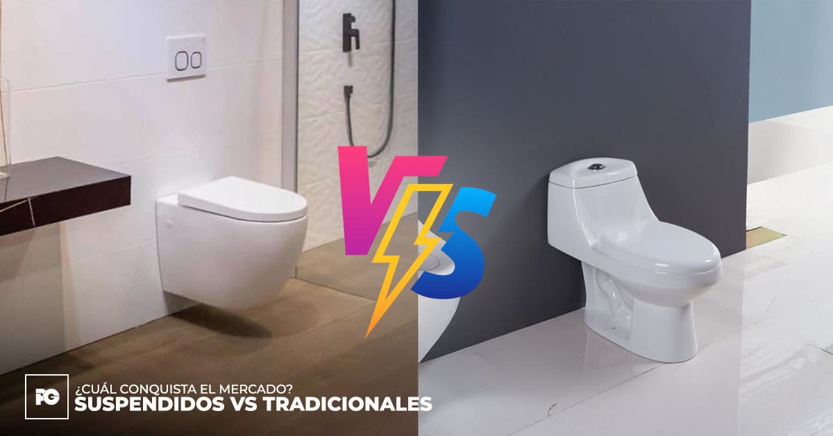Sanitarios suspendidos vs. tradicionales de una pieza: ¿Cuál conquista el mercado?